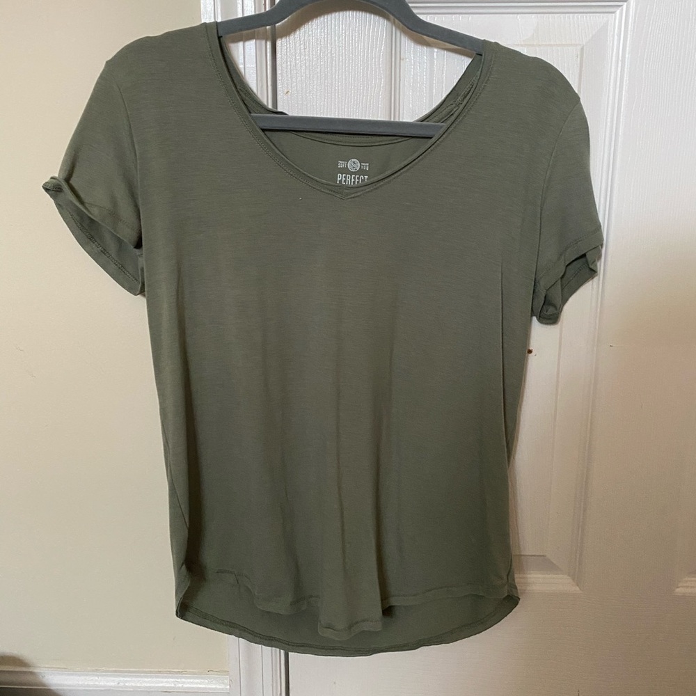 soft green tee